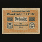Saksa Notgeld 10 Pfennig, Blankenhain 1918 VF - pikkukuva 1