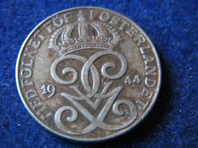 2 öre 1944 fe. Ruotsi-Sweden