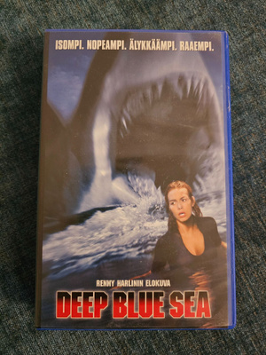 DEEP BLUE SEA ( 1999 ) VHS WB , SANDRE METRONOME.