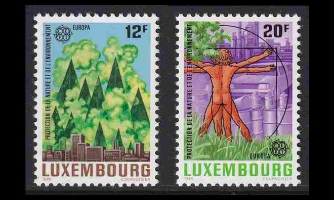 Luxemburg 1151-2 ** Europa (1986)