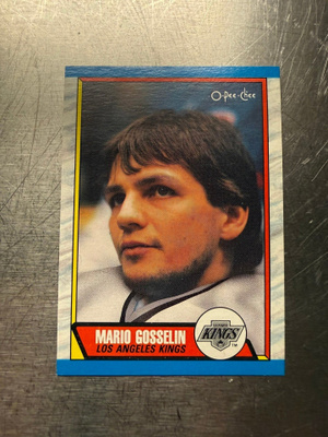 1989-90 O-Pee-Chee #258 Mario Gosselin