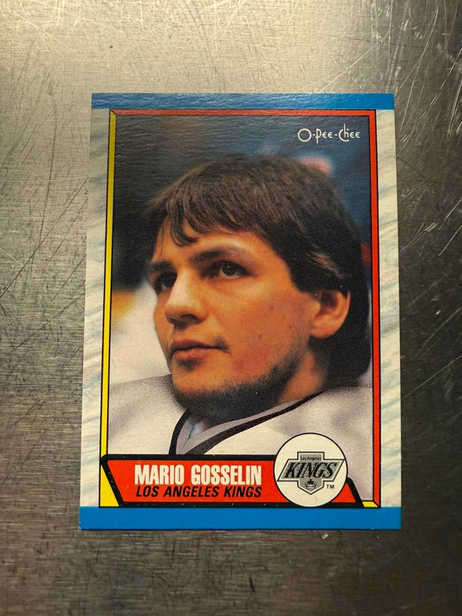 1989-90 O-Pee-Chee #258 Mario Gosselin