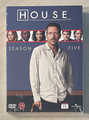 House: Kausi 5 (6DVD) Hugh Laurie (UUSI)