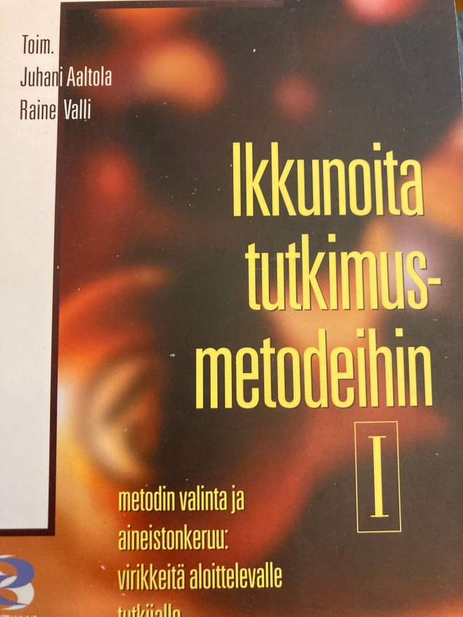 IKKKUNOITA TUTKIMUSMETODEIHIN 1