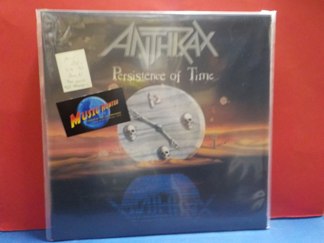 ANTHRAX - PERSISTENSE OF TIME M-/EX- U.S -90 AUG 21 LP