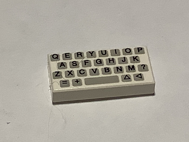 Lego Friends tiertokoneen näppäimistö