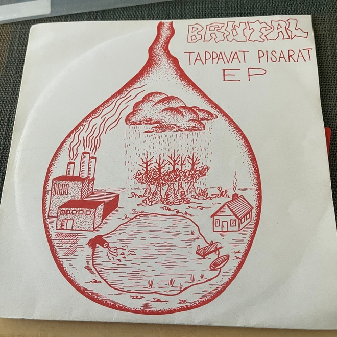 BRUTAL; Tappavat pisarat - EP * FIN 1988