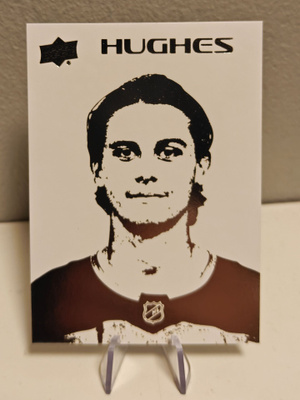 2026-27 Upper Deck Series 1 Jack Hughes #ST-24 Stencils