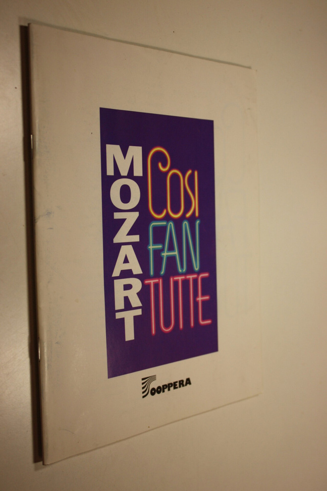 Mozart : Cosi Fan Tutte oopperakäsiohjelma