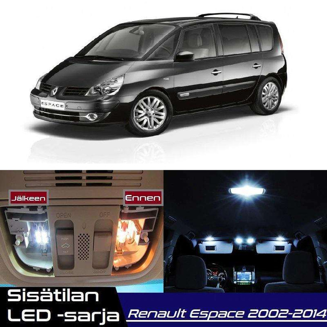 Renault Espace IV Sisätilan LED-sarja 21-osainen