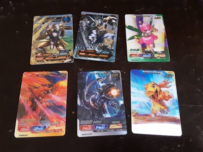 63 Digimon Kayou korttia