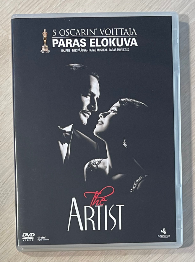 The Artist (2011) 5 Oscarin voittaja mm Paras elokuva
