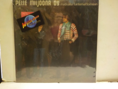 PELLE MILJOONA OY- MATKALLA TUNTEMATTOMAAN 1.PAINOS M-/M- LP
