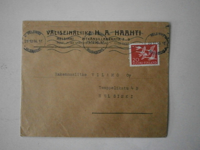 Helsinki, Väliseinäliike H. A. Haahti, 29.12.1956
