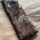 Vintage Koristetyyny Koirakuvionnilla, 17x47,5cm - pikkukuva 2