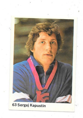 1974-75 SWE Williams #63 Sergei Kapustin , CCCP