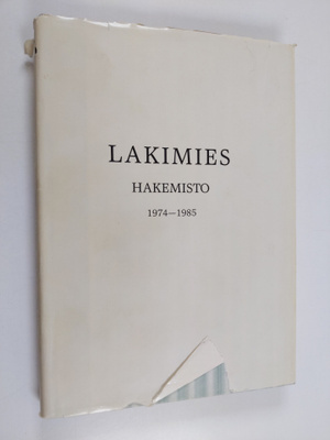 Lakimies hakemisto 1974-1985
