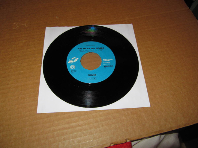 Oliver 7" Ave Maria No Morro/Toivon  v.1971