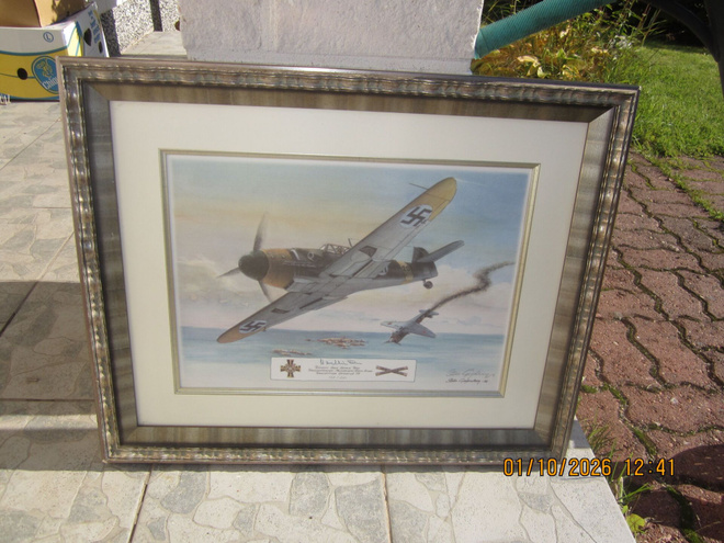 Sture Gripenberg: Bf 109 MT-201 taulu ,numeroitu (139/250)