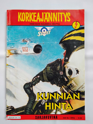Korkeajännitys 16 1994 Kunnian hinta