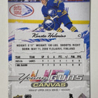 Konsta Helenius 26-27 Upper Deck #C-106 Canvas Young Guns - pikkukuva 2
