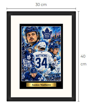 Uusi Auston Matthews Toronto NHL art print Limited Edition