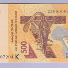 West African St. (Senegal) v.2012- UNC P-719Ka - pikkukuva 1