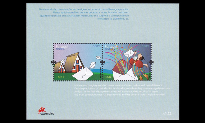 Madeira 288-9BL41 ** Europa kirje (2008)