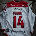 Ässät #14 Sebok game worn pelipaita - pikkukuva 2