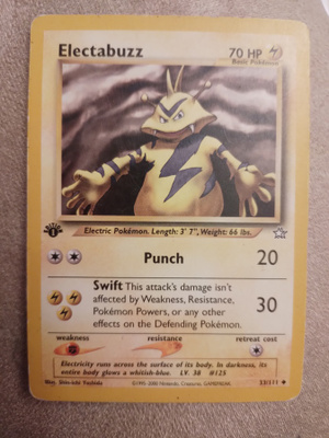 Electabuzz [1st Edition] #33 Pokemon Neo Genesis