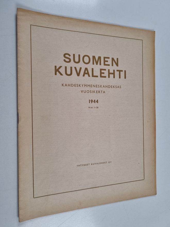 Suomen kuvalehti kahdeskymmeneskahdeksas vuosikerta 1944 ...