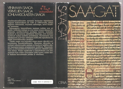 [ Mäntylä, Jyrki ]: Saagat, Otava 1987, skp, K3