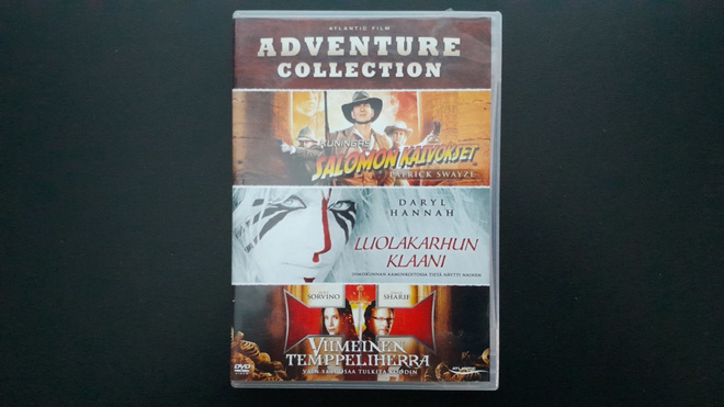 DVD: Adventure Collection 3x elokuvaa (1986-2009)