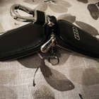 AUDI musta nahka avaimeperäkotelo - pikkukuva 3
