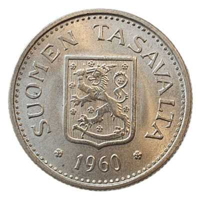 100 markkaa v. 1960 Hienokuntoinen!