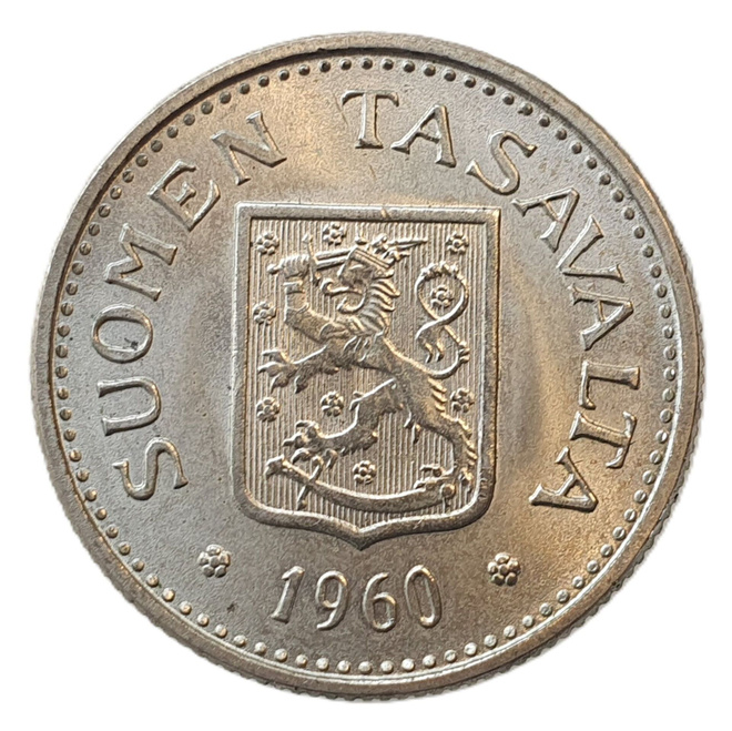 100 markkaa v. 1960 Hienokuntoinen!