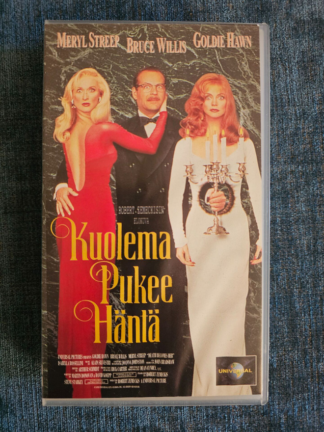 KUOLEMA PUKEE HÄNTÄ ( 1992 ) VHS ESSELTE VIDEO.