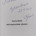 Kaarina Määttä : Opettajatuutorin käsikirja (signeerattu,... - pikkukuva 3