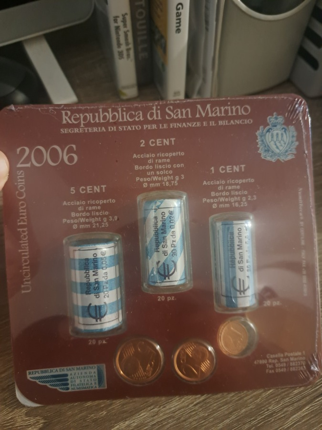San marino coinkit 2006