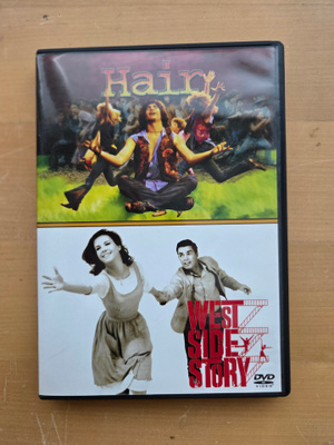 hair + west side story . dvd .