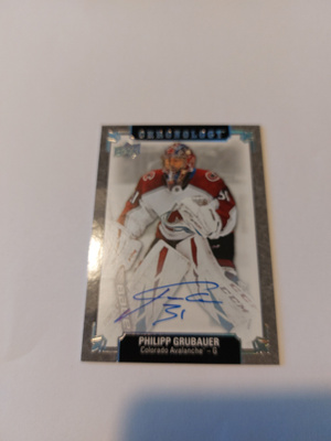 2019-20 Chronology Autographs #FHCOPG Philipp Grubauer