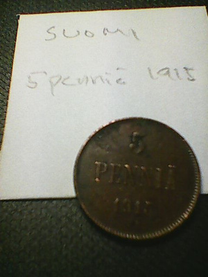 Suomi 5 penniä 1915