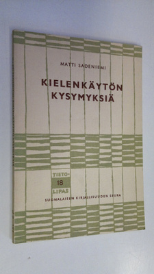 Matti Sadeniemi : Kielenkäytön kysymyksiä