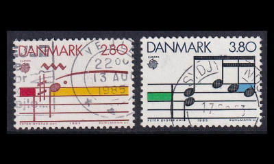 Tanska 835-6 o Europa musiikkivuosi (1985)