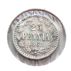 25 penniä 1868 SNY 268.1.2. Harvinainen - pikkukuva 1