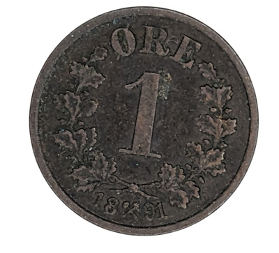 Norja 1 Öre 1891