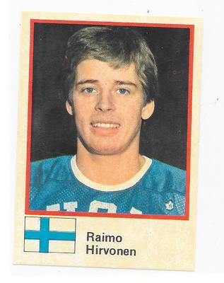 1981 Semic VM # Raimo Hirvonen Suomi HIFK