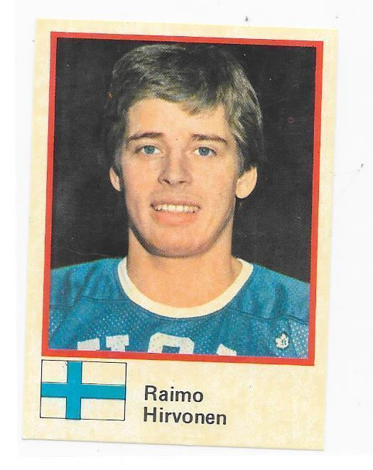 1981 Semic VM # Raimo Hirvonen Suomi HIFK