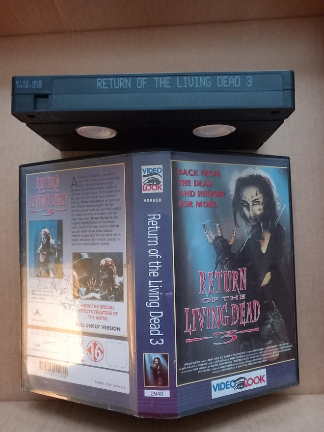 Return of the living dead 3  Hollanti [VHS]