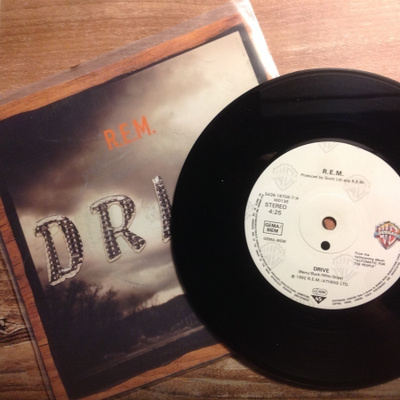 R.E.M. - drive 7" vinyyli single